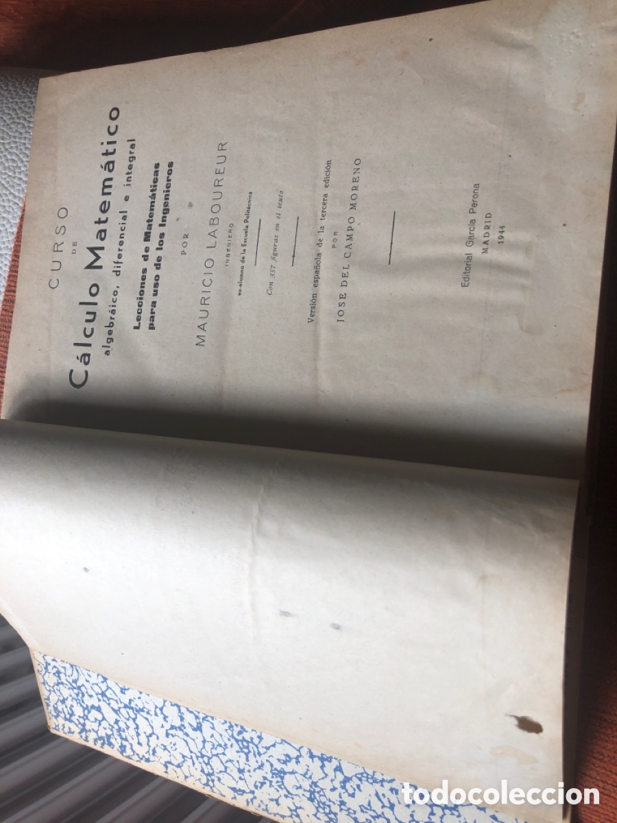 Libros de segunda mano de ciencias: Curso de C&aacute;lculo Matem&aacute;tico - Foto 2