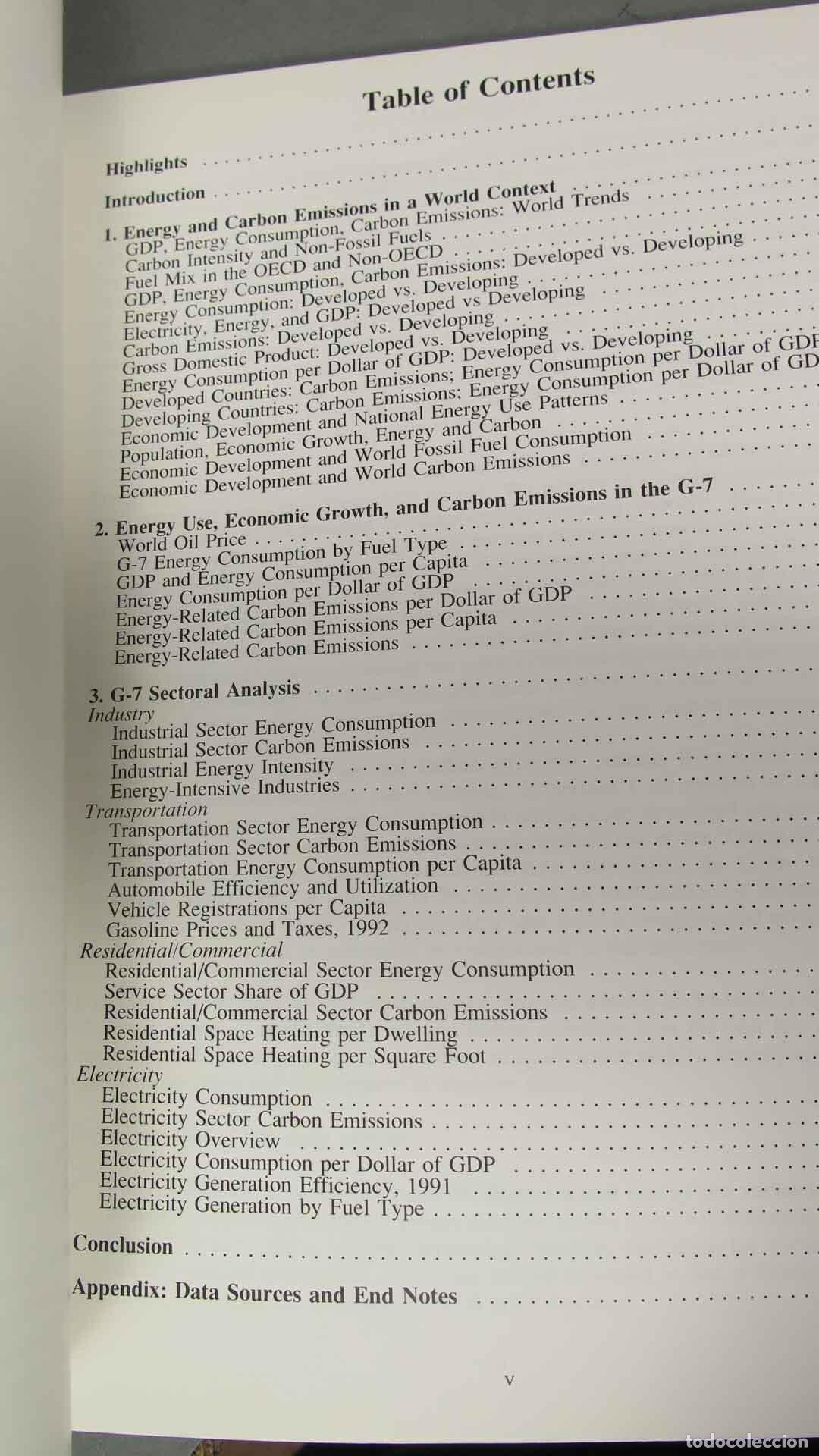 Libros de segunda mano de ciencias: ENERGY USE AND CARBON EMISSIONS. SOME INTERNATIONAL COMPARISONS. 1994 - Foto 2