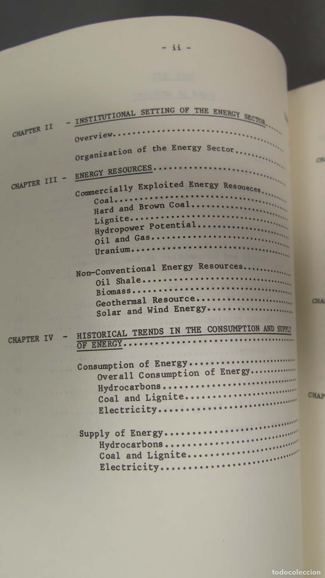 Libros de segunda mano de ciencias: YUGOSLAVIA. CONSTRAINTS AND PROSPECTS FOR RESTRUCTURING THE ENERGY SECTOR - Foto 3
