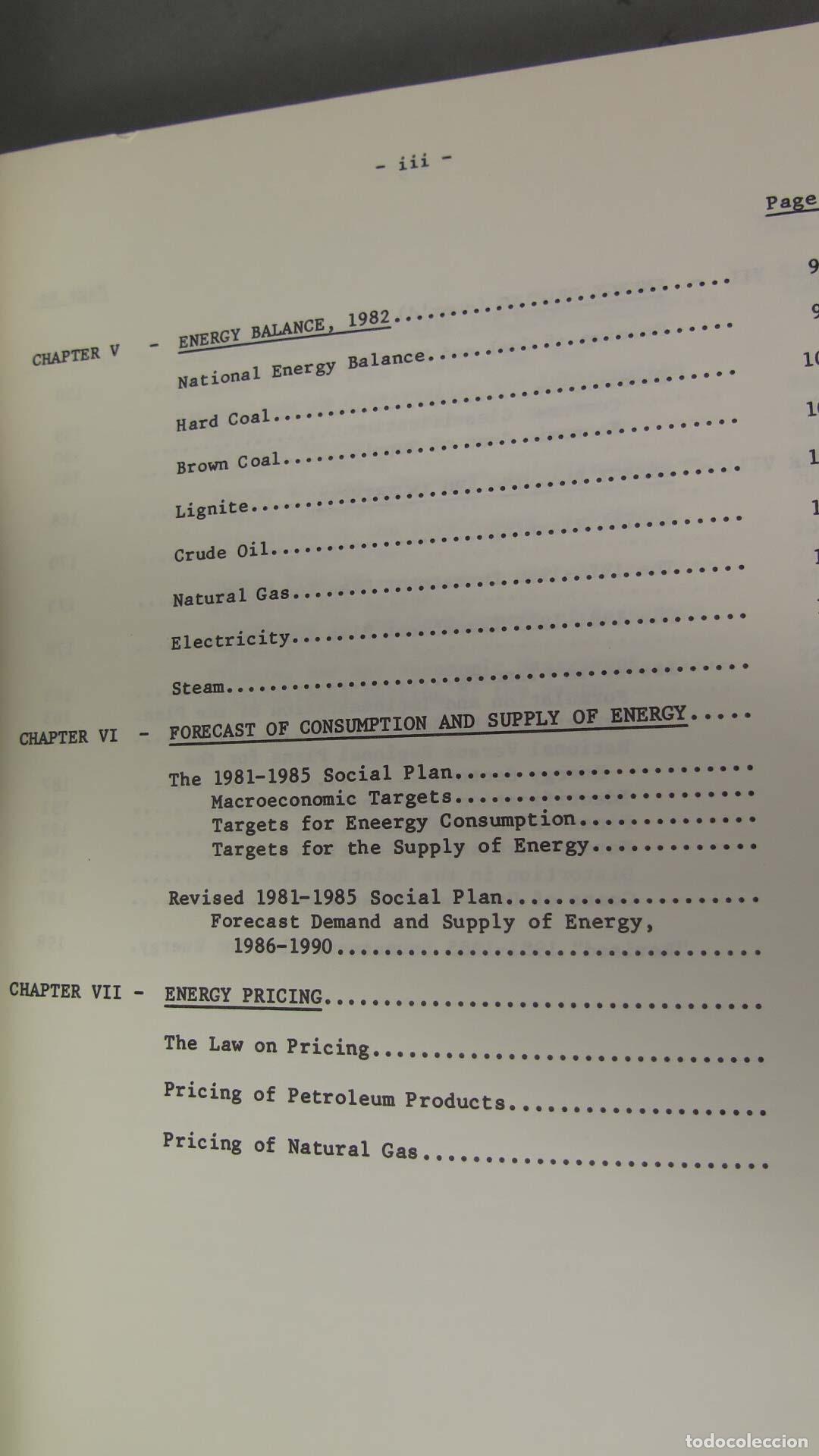 Libros de segunda mano de ciencias: YUGOSLAVIA. CONSTRAINTS AND PROSPECTS FOR RESTRUCTURING THE ENERGY SECTOR - Foto 4
