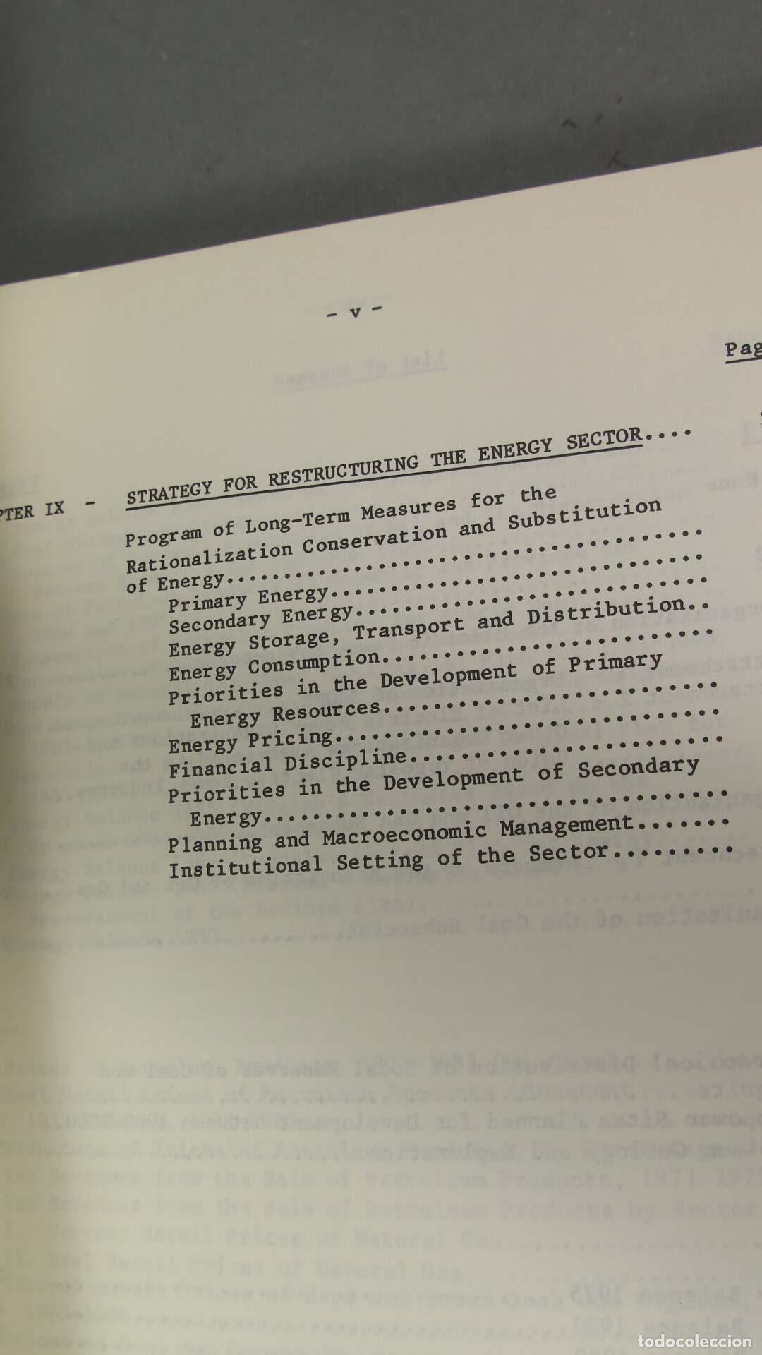 Libros de segunda mano de ciencias: YUGOSLAVIA. CONSTRAINTS AND PROSPECTS FOR RESTRUCTURING THE ENERGY SECTOR - Foto 6
