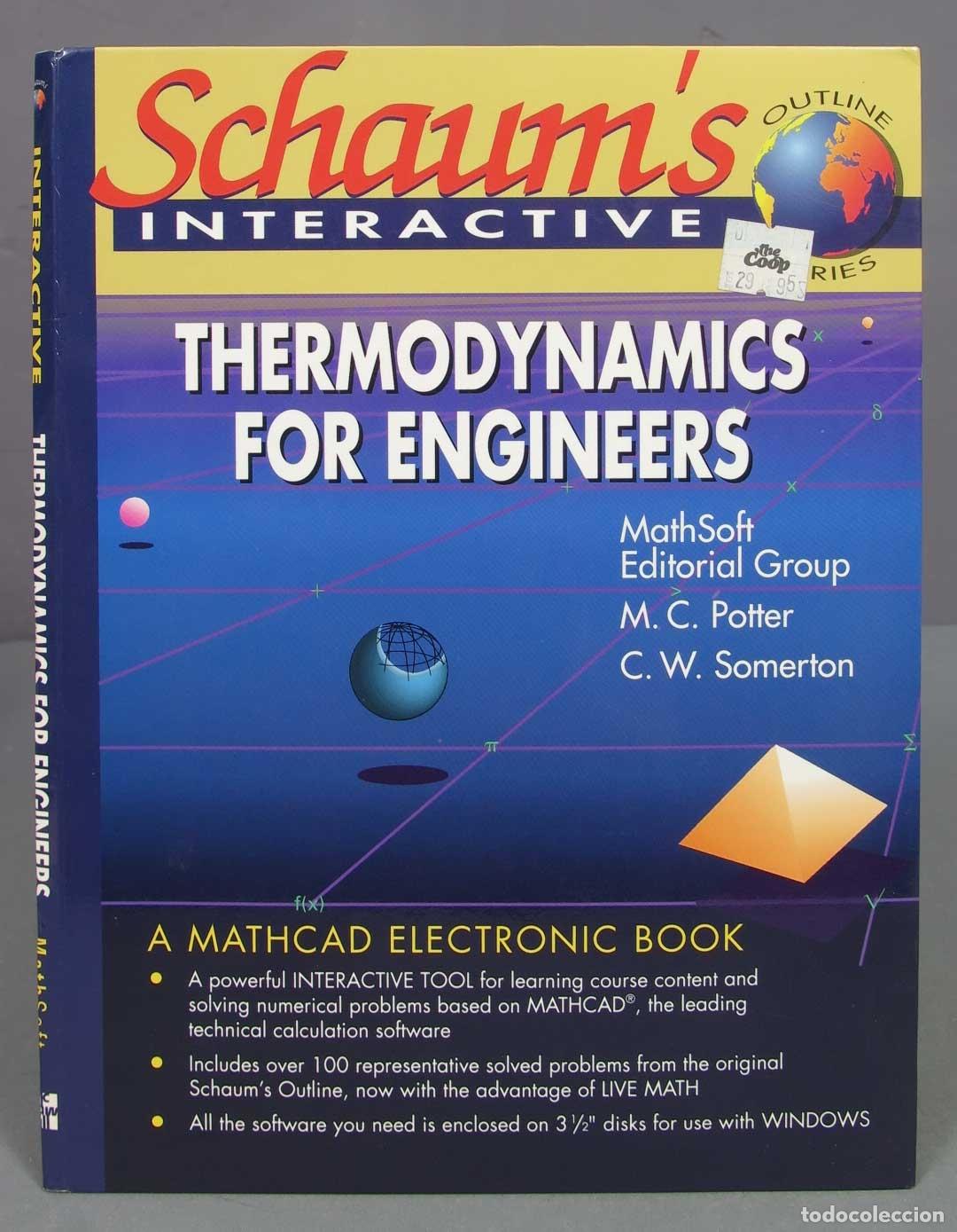 Libros de segunda mano de ciencias: Schaum&acute;s Thermodynamics for Engineers (Schaum&acute;s Interactive Outline). McGraw-Hill - Foto 1