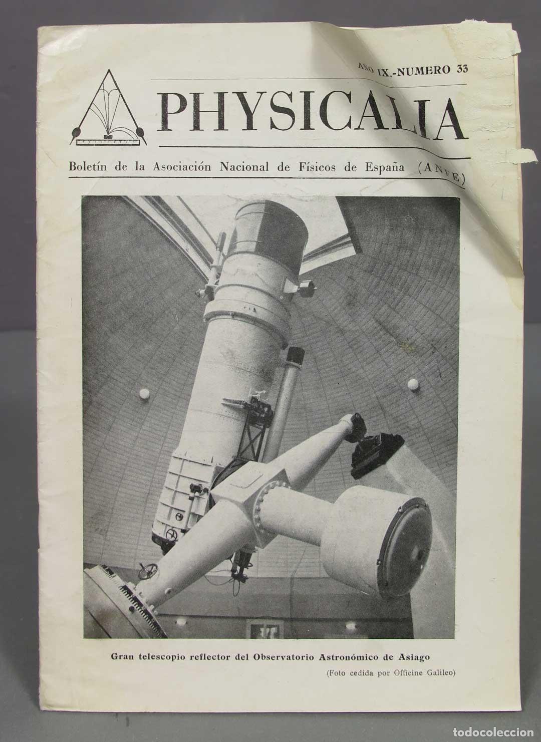 Libros de segunda mano de ciencias: physicalia. 33 - Foto 1