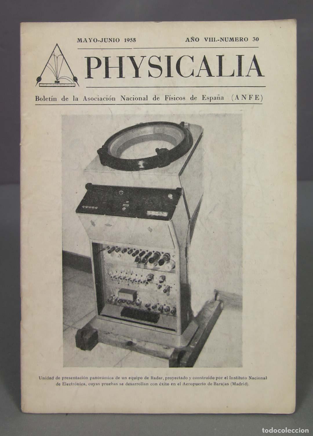 Libros de segunda mano de ciencias: physicalia. 30. 1958 - Foto 1