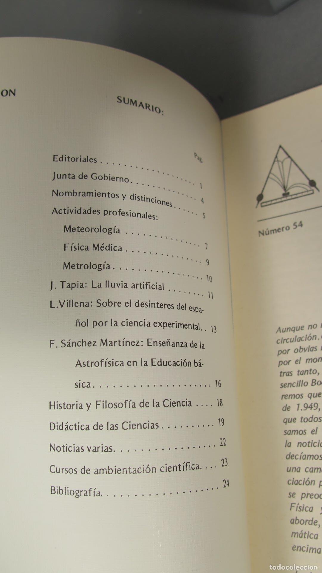 Libros de segunda mano de ciencias: physicalia. 54. 1979 - Foto 2