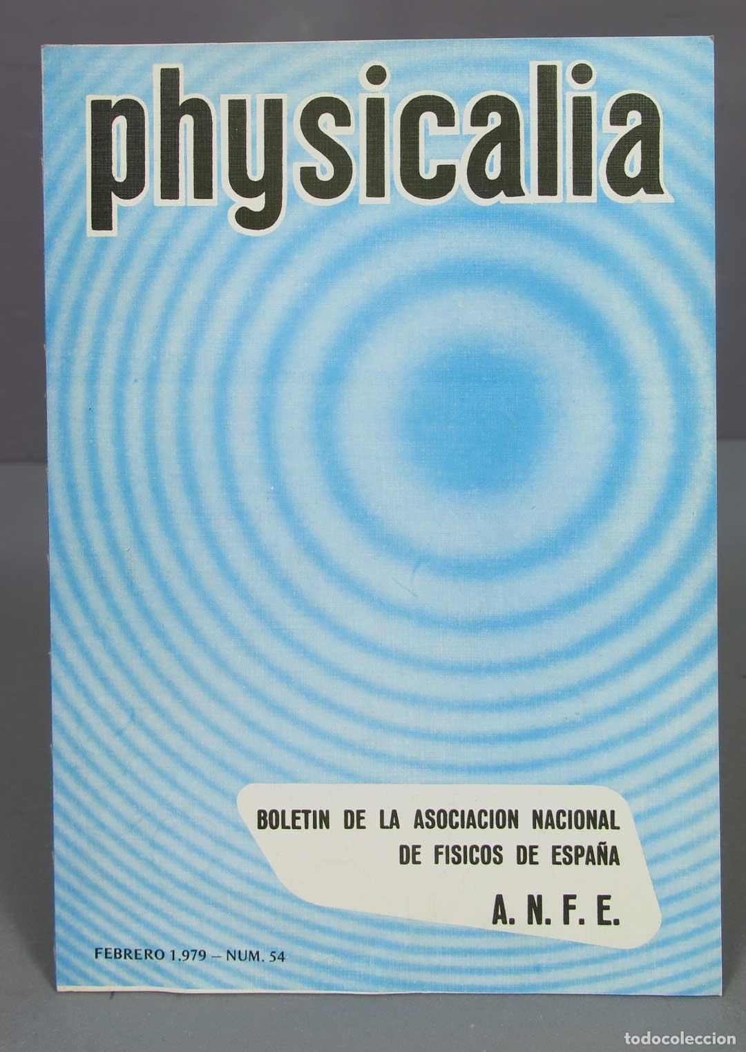 Libros de segunda mano de ciencias: physicalia. 54. 1979 - Foto 1