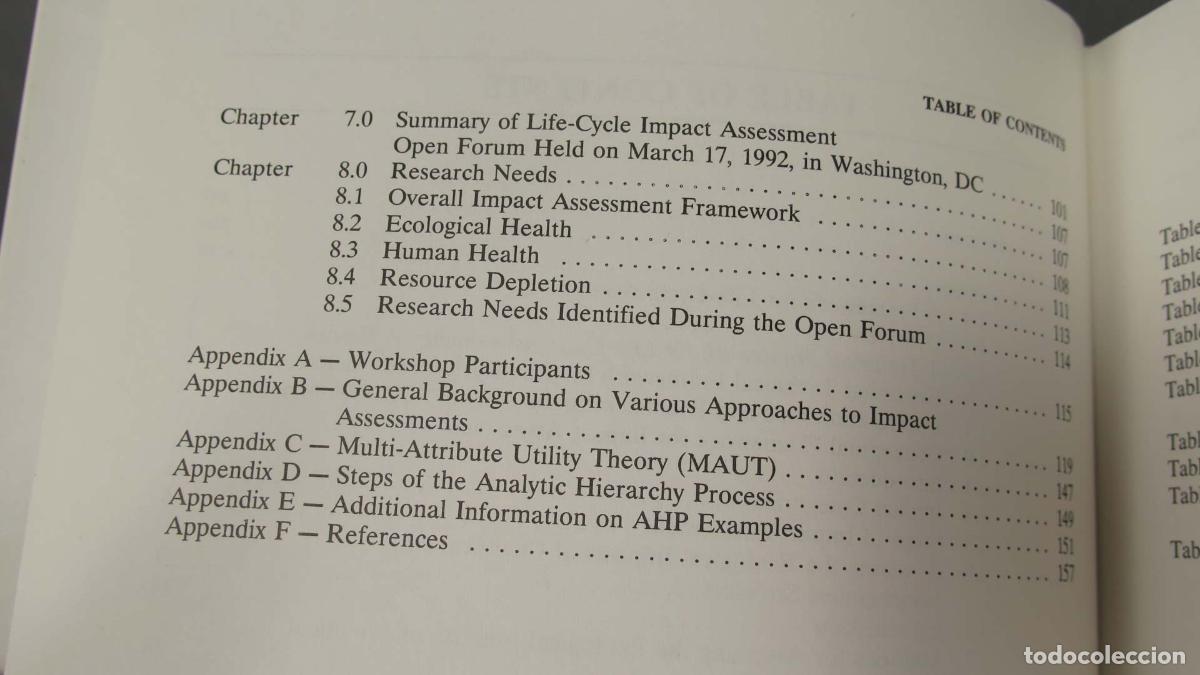 Libros de segunda mano de ciencias: A CONCEPTUAL FRAMEWORK FOR LIFE-CYCLE IMPACT ASSESSMENT - Foto 3