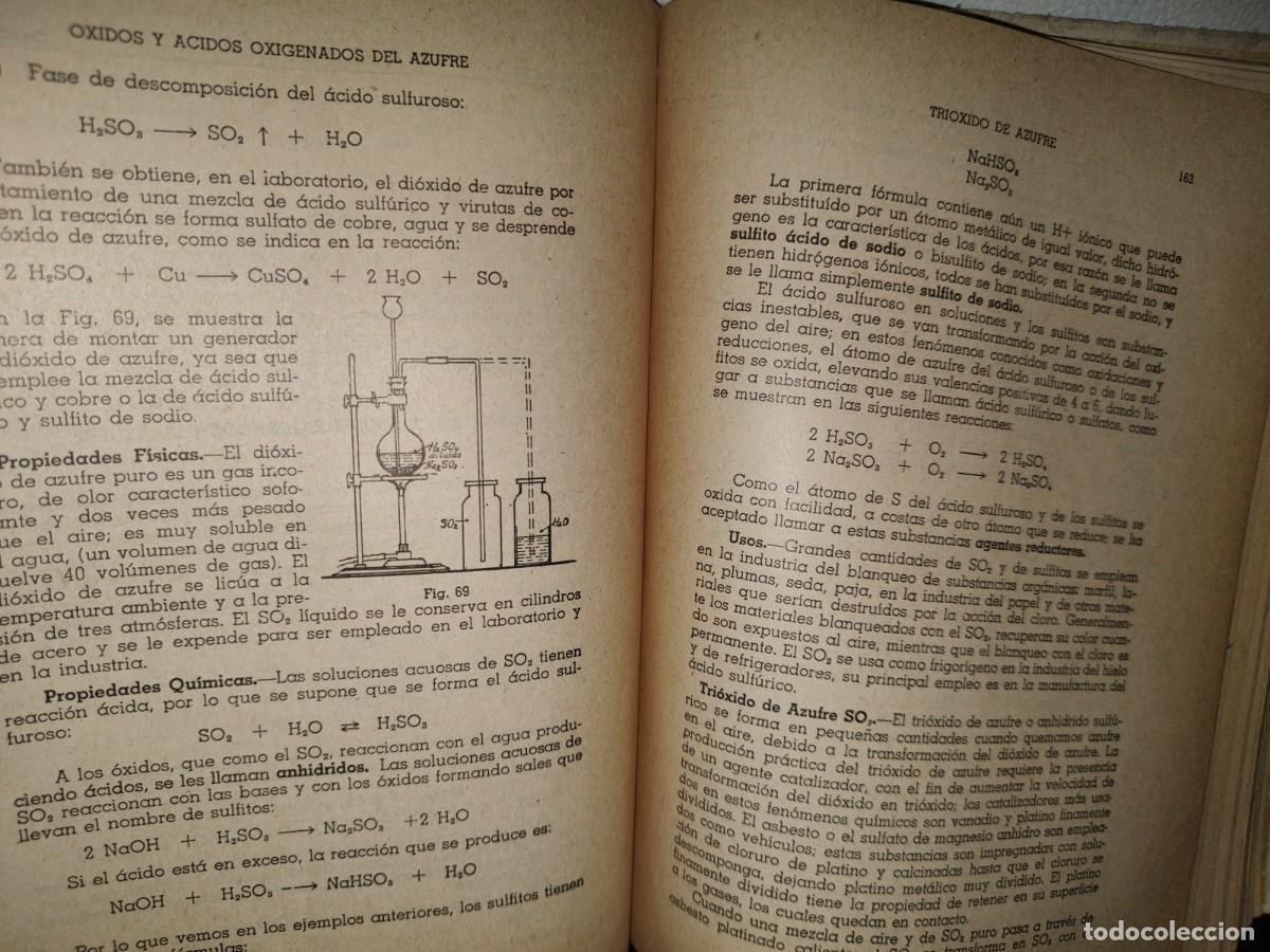 Libros de segunda mano de ciencias: 78- CURSO ELEMENTAL DE QU&Iacute;MICA - RAM&Oacute;N RODR&Iacute;GUEZ M. - 1951 - Foto 9