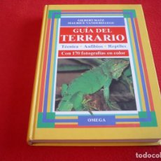 Libros de segunda mano: GUIA DEL TERRARIO TECNICA ANFIBIOS REPTILES ( GILBERT MATZ ) 1994 OMEGA TORTUGAS SERPIENTES ANUROS