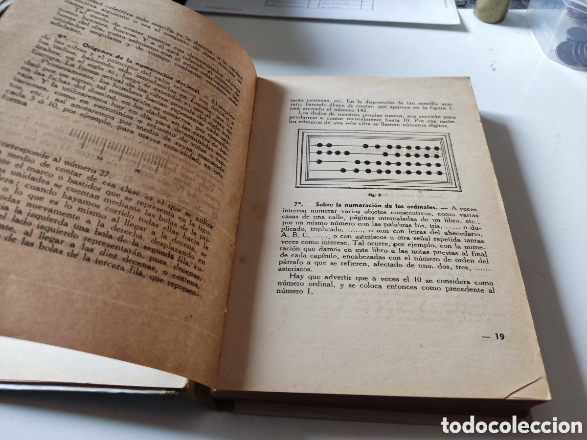 Libros de segunda mano de ciencias: Libro matem&aacute;ticas elementales aritm&eacute;tica y Geometr&iacute;a 1939 - Foto 5