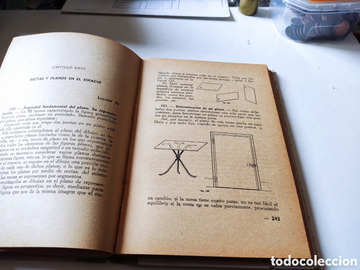 Libros de segunda mano de ciencias: Libro matem&aacute;ticas elementales aritm&eacute;tica y Geometr&iacute;a 1939 - Foto 14