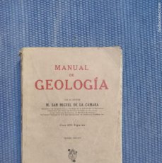 Libros de segunda mano: SAN MIGUEL DE LA CÁMARA, M.: MANUAL DE GEOLOGÍA