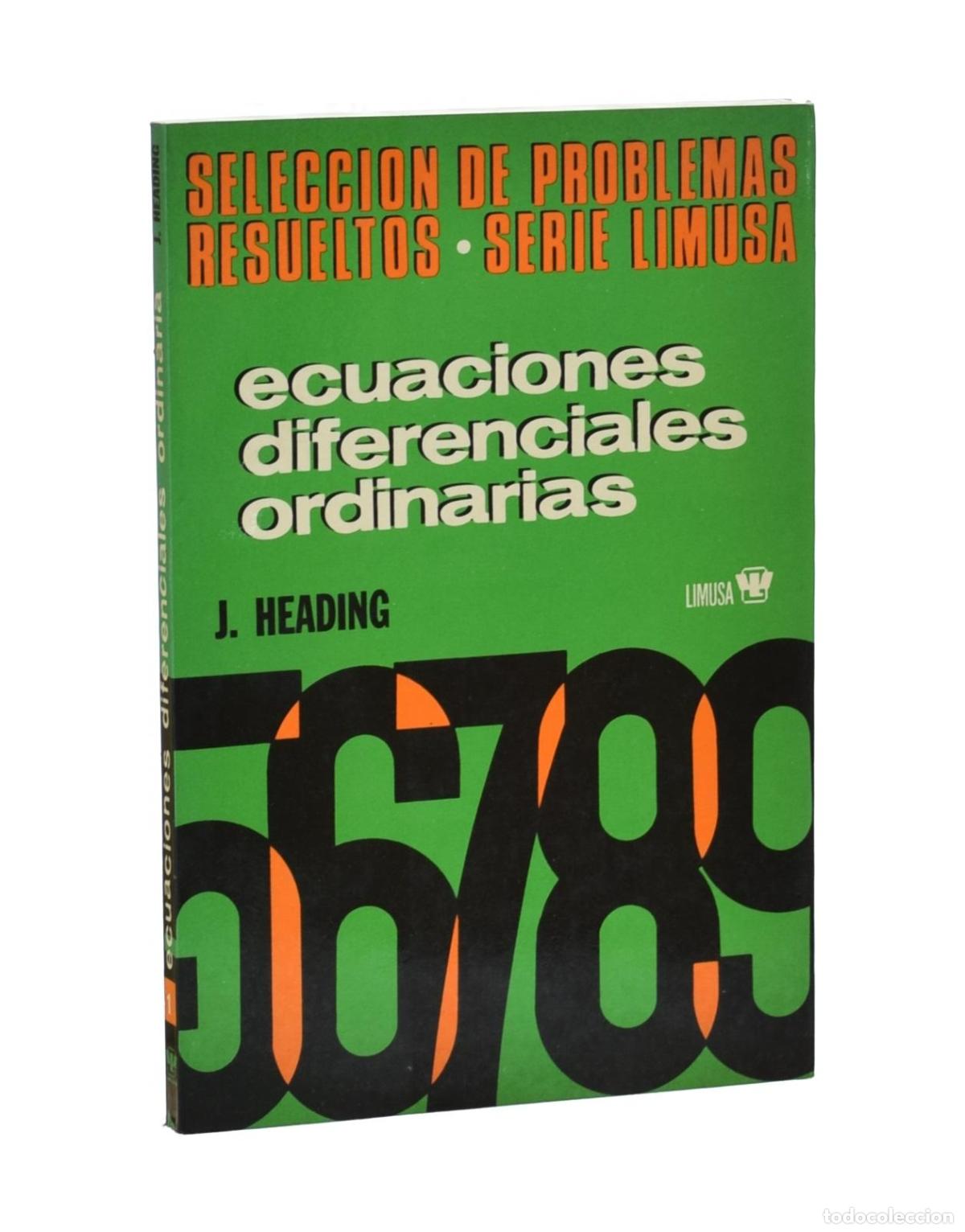 Gebrauchte B&uuml;cher der Wissenschaften: ECUACIONES DIFERENCIALES ORDINARIAS, VOLUMEN 1 - HEADING, J.