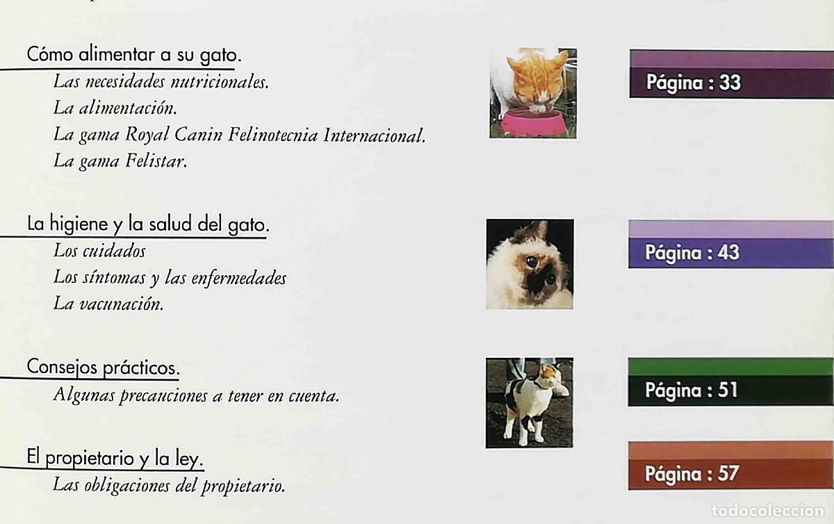 Libros de segunda mano: El libro del gato. Royal Canin. 1996 - Foto 4