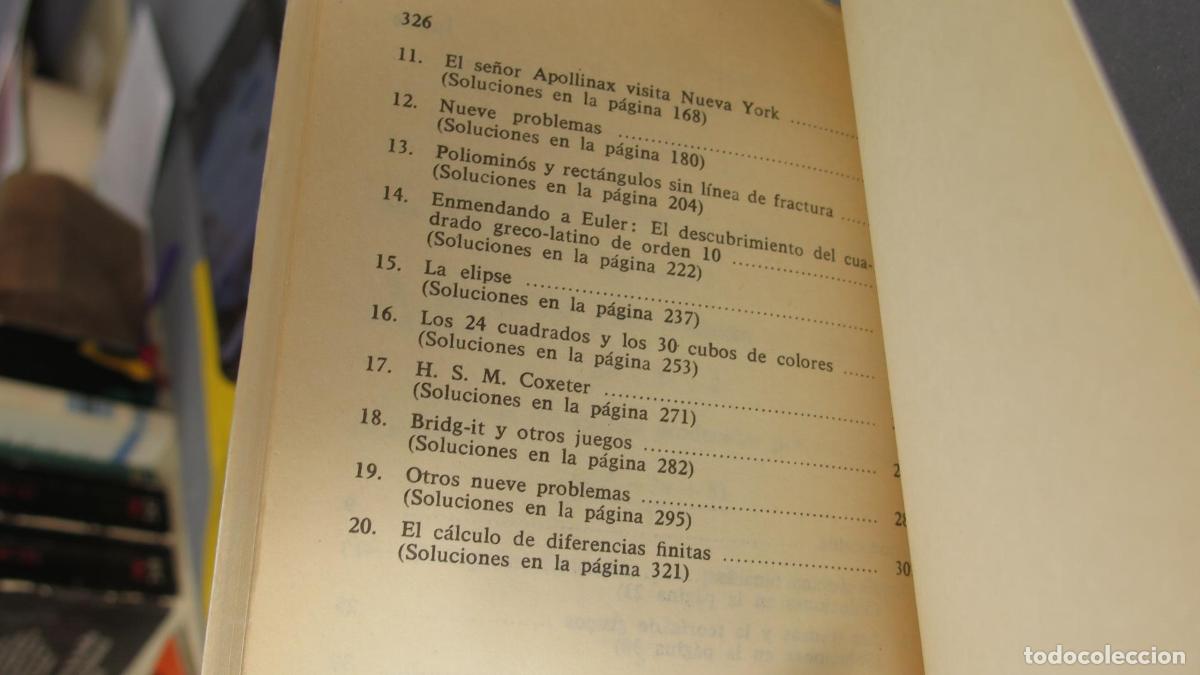 Libros de segunda mano de ciencias: Nuevos pasatiempos matem&aacute;ticos. Gardner - Foto 3