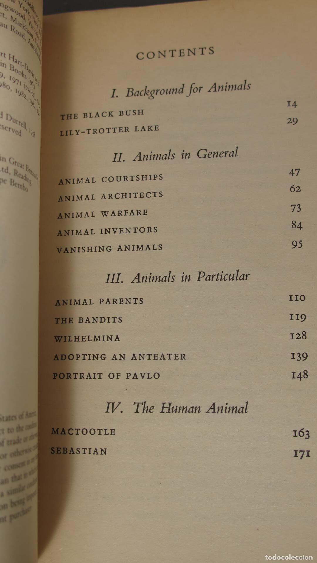 Libros de segunda mano: Encounters with Animals. Gerald Durrell - Foto 2