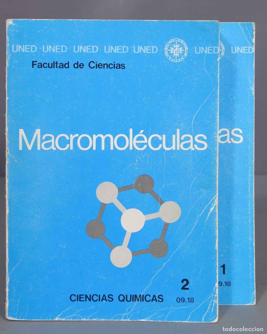Libros de segunda mano de ciencias: MACROMOL&Eacute;CULAS. 2 TOMOS - Foto 1