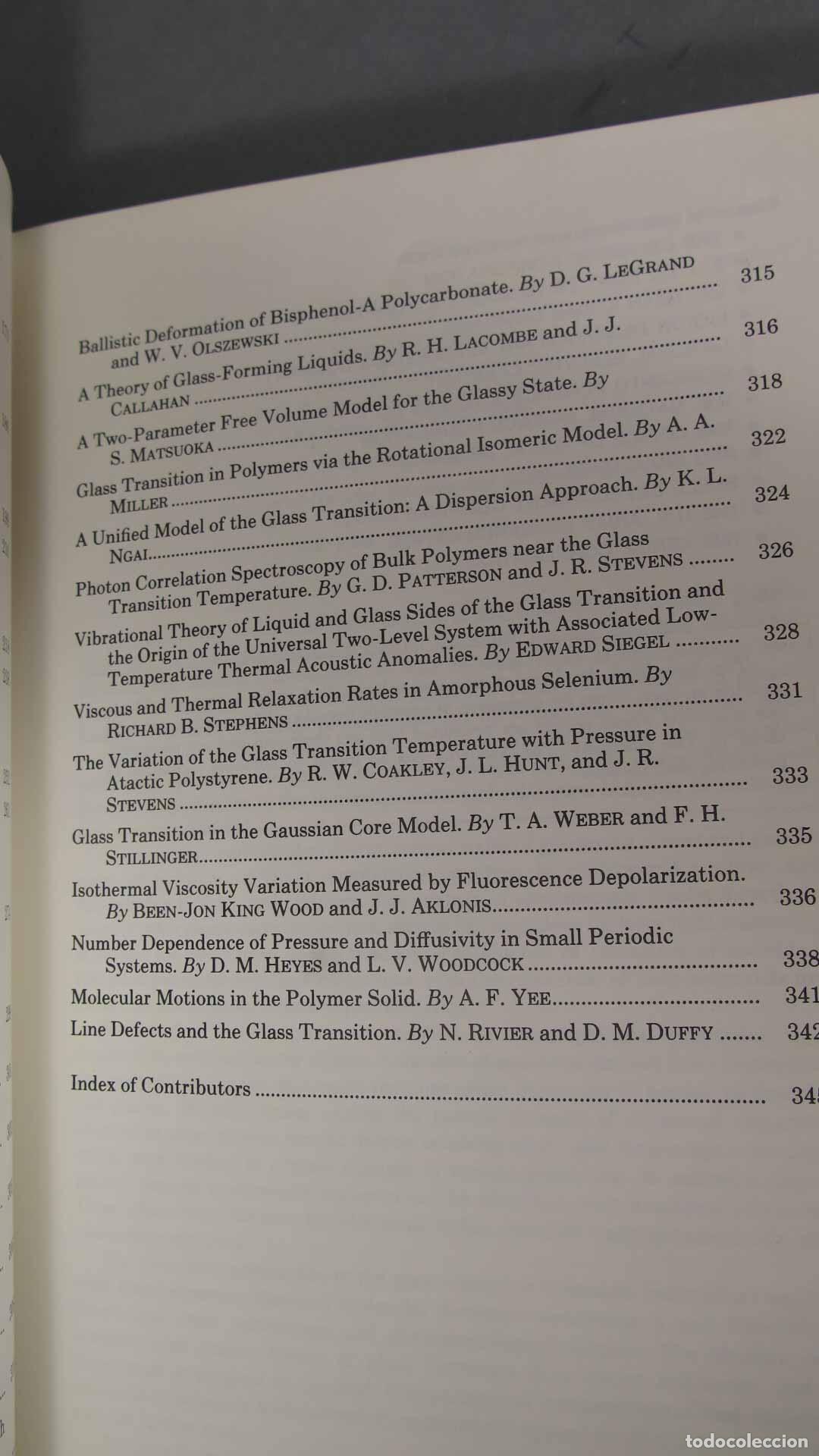 Libros de segunda mano de ciencias: Structure and mobility in molecular and atomic glasses - Foto 3