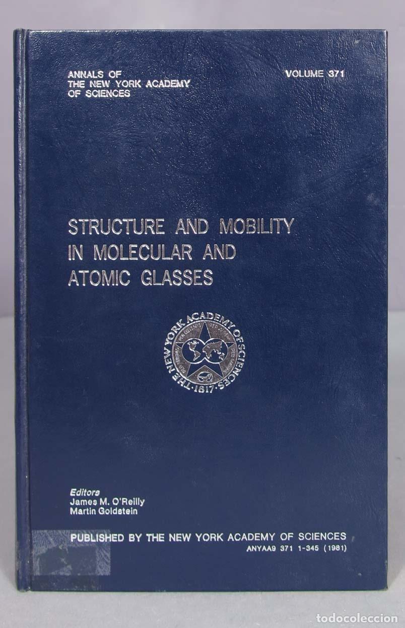 Libros de segunda mano de ciencias: Structure and mobility in molecular and atomic glasses - Foto 1