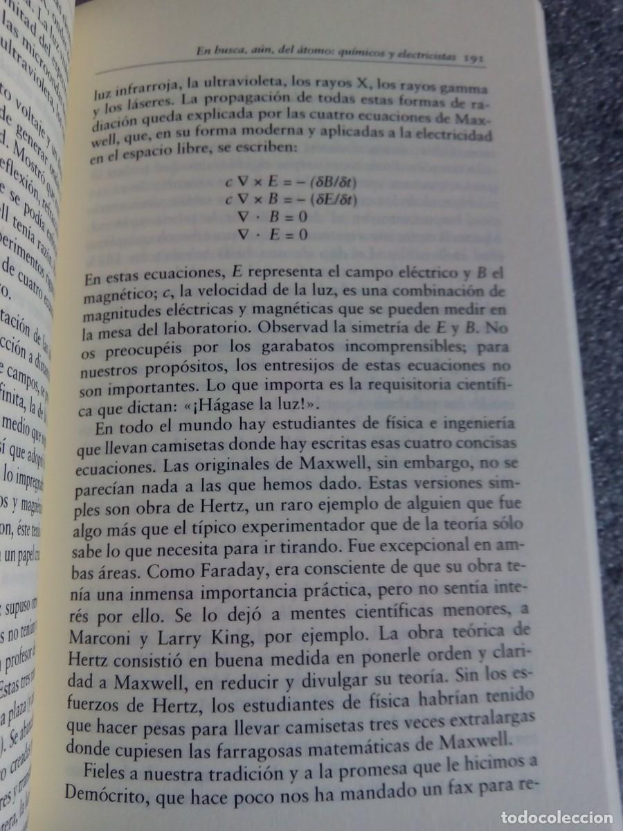 Libros de segunda mano de ciencias: LA PART&Iacute;CULA DIVINA / LEON LEDERMAN Y DICK TERESI - Foto 5