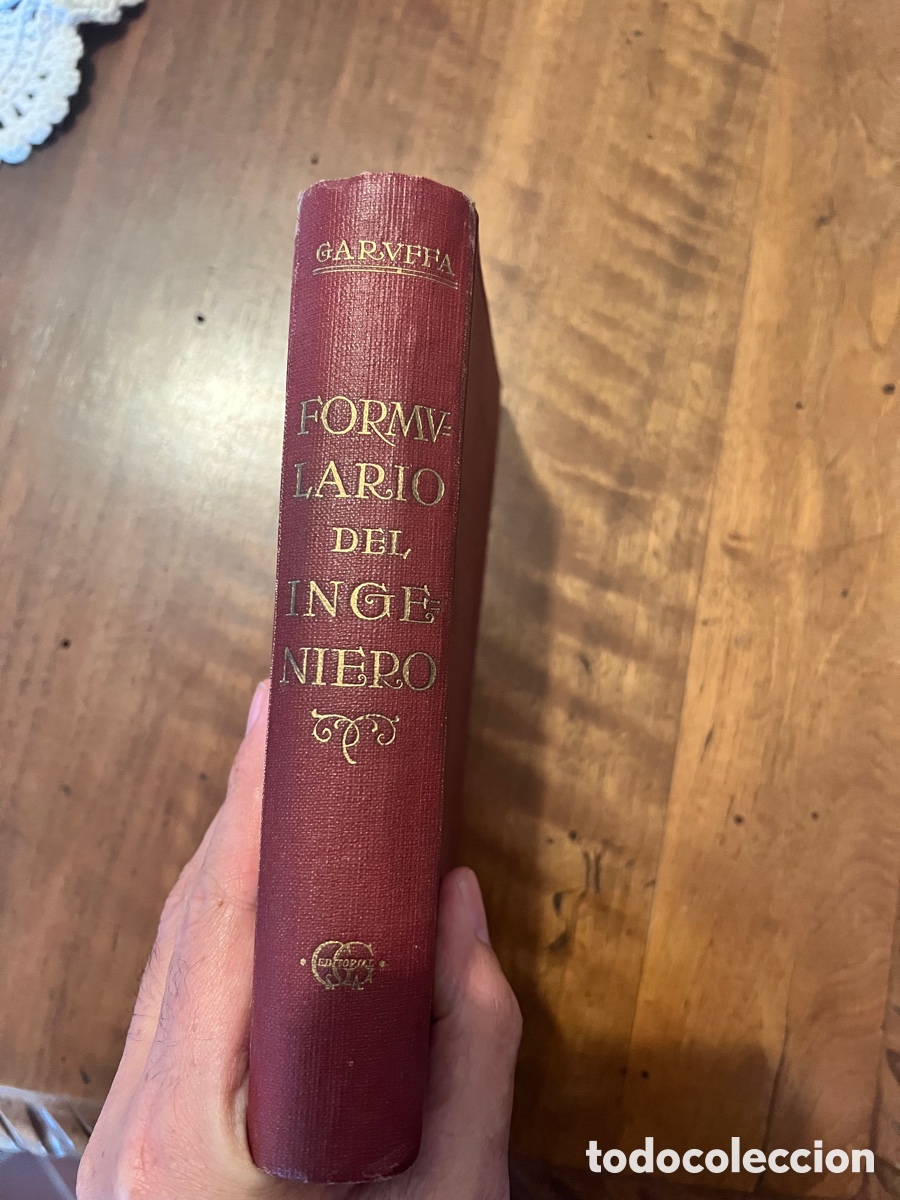 Libros de segunda mano de ciencias: LIBRO FORMULARIO DEL INGENIERO 1947 como nuevo - Foto 2