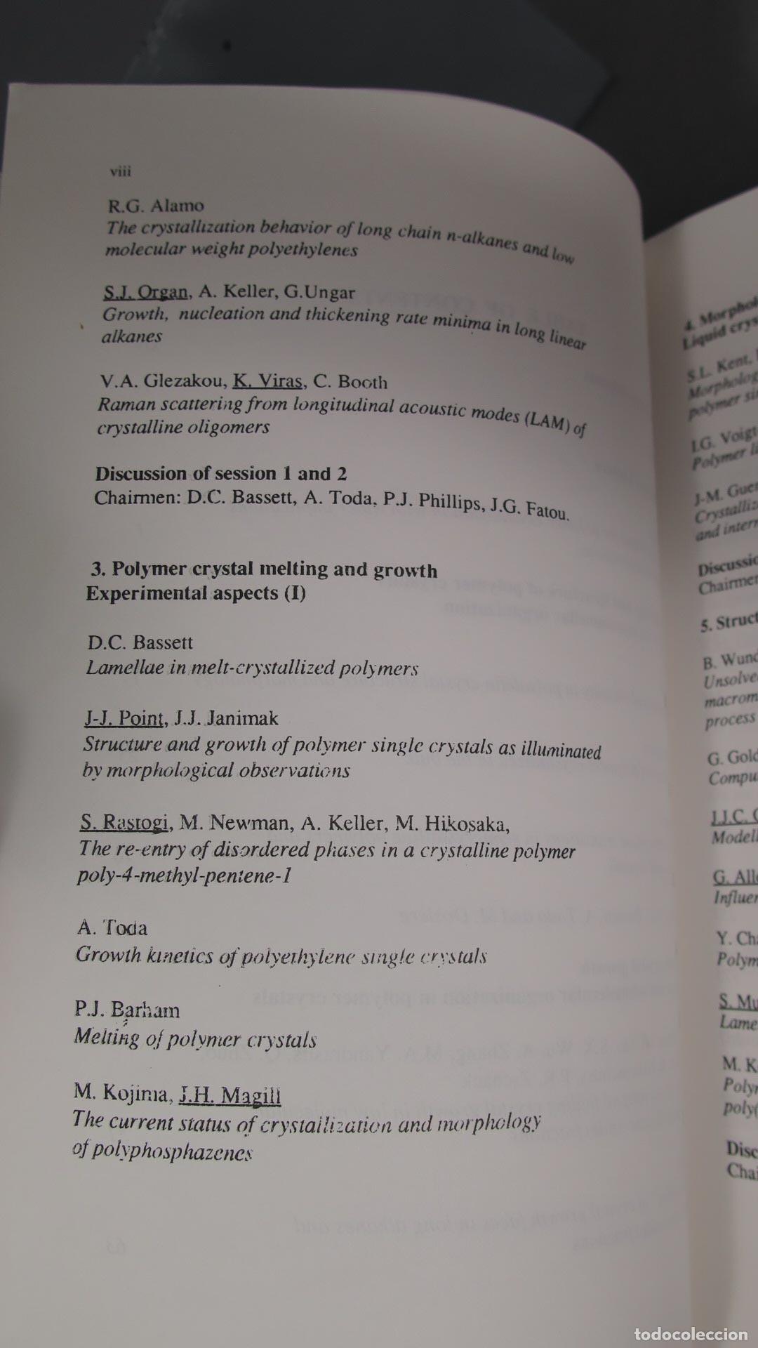 Libros de segunda mano de ciencias: Crystallization of Polymers. DOSIERE - Foto 3