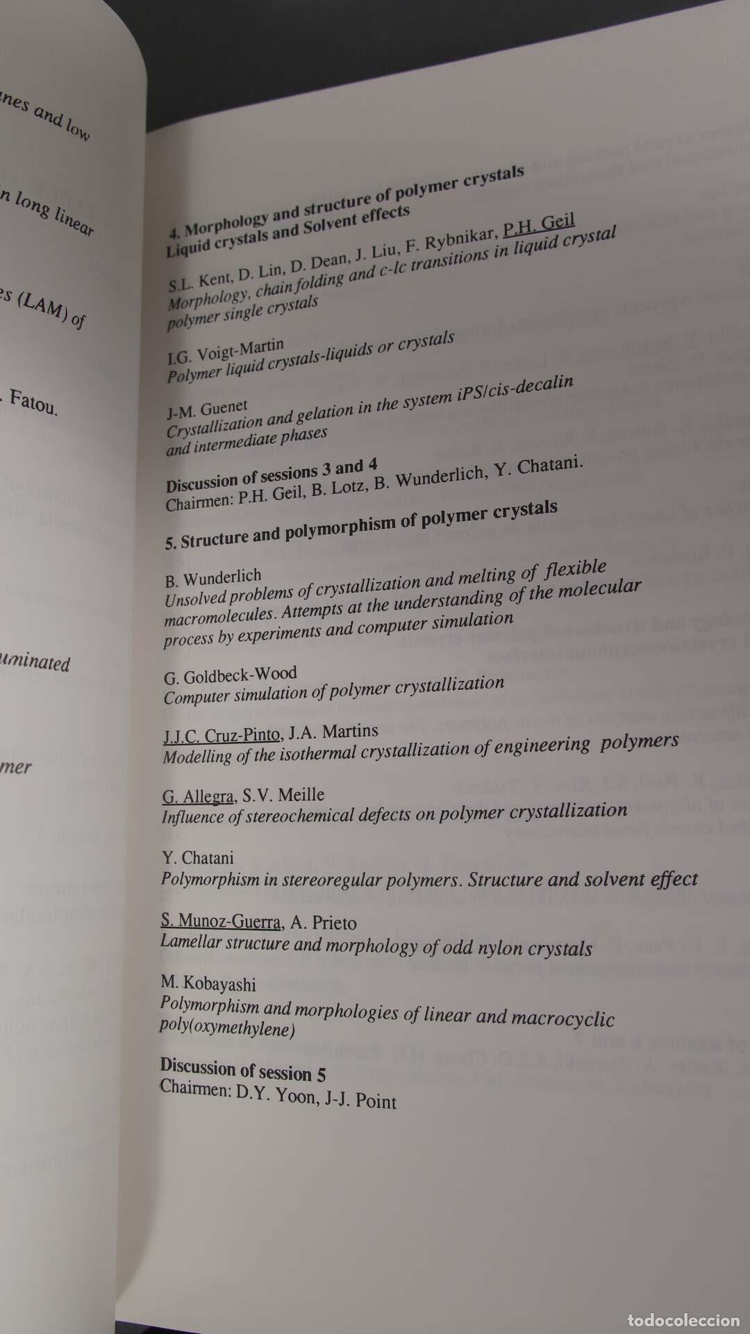 Libros de segunda mano de ciencias: Crystallization of Polymers. DOSIERE - Foto 4