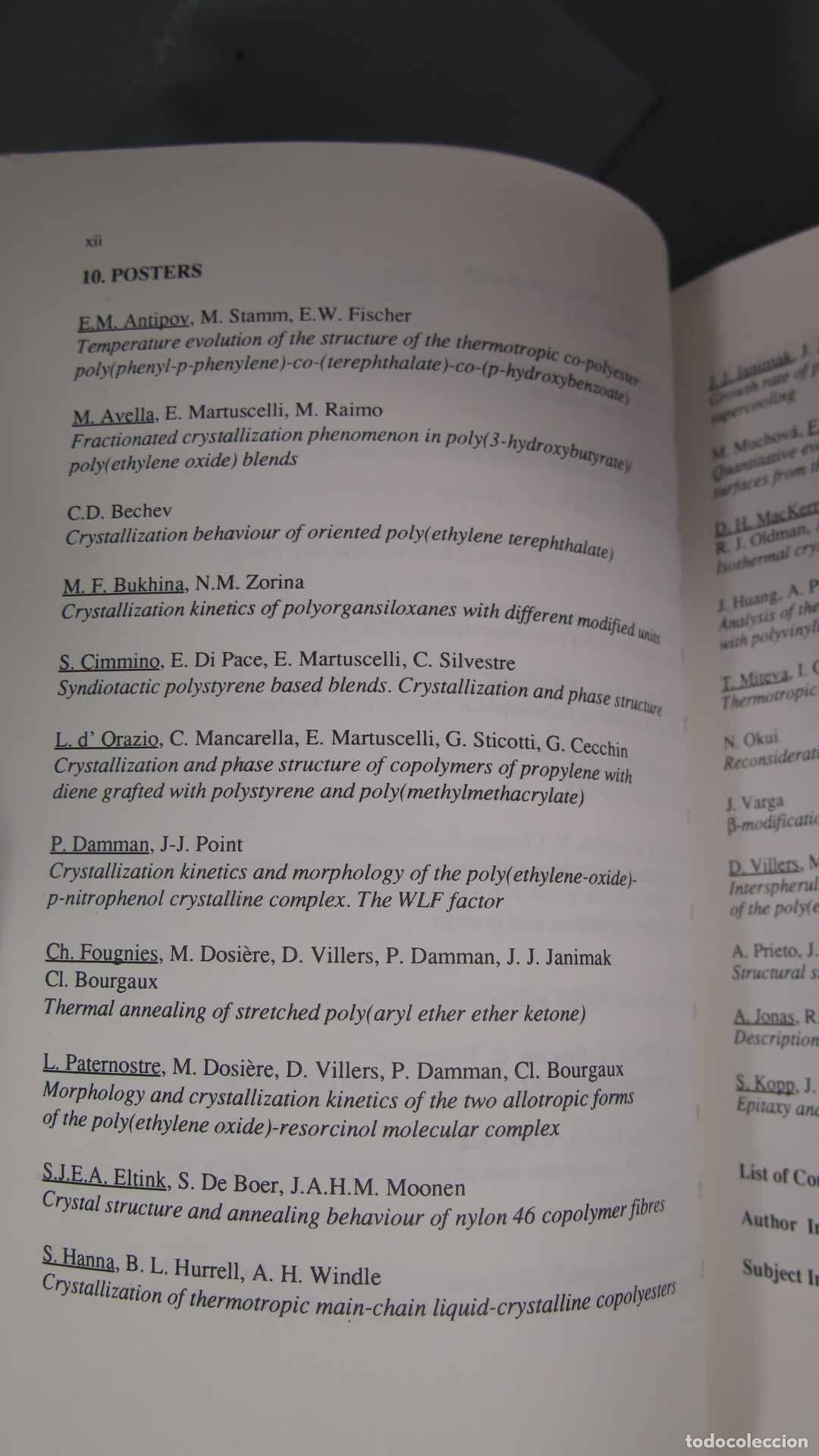 Libros de segunda mano de ciencias: Crystallization of Polymers. DOSIERE - Foto 7