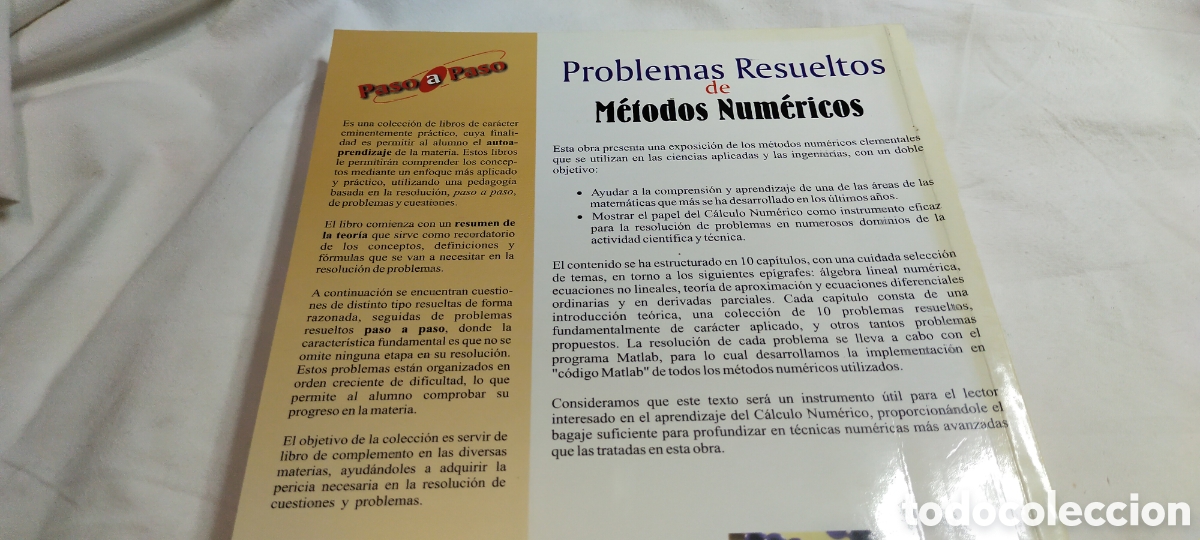 Libros de segunda mano de ciencias: Problemas resueltos de m&eacute;todos num&eacute;ricos - Foto 4