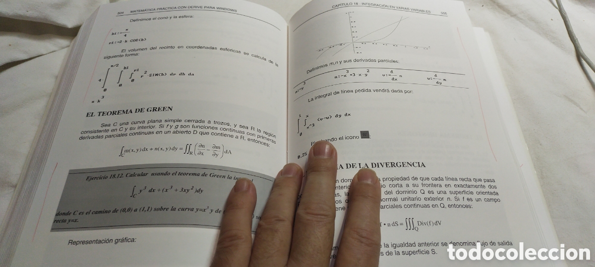 Libros de segunda mano de ciencias: Matem&aacute;tica pr&aacute;ctica con derive para Windows. C&eacute;sar P&eacute;rez - Foto 4