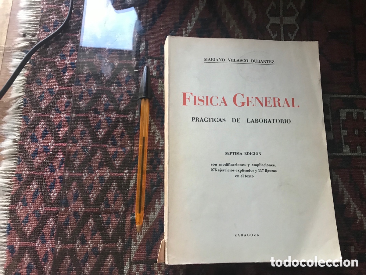 Libros de segunda mano de ciencias: F&iacute;sica general. Pr&aacute;cticas de laboratorio. Mariano Velasco - Foto 1