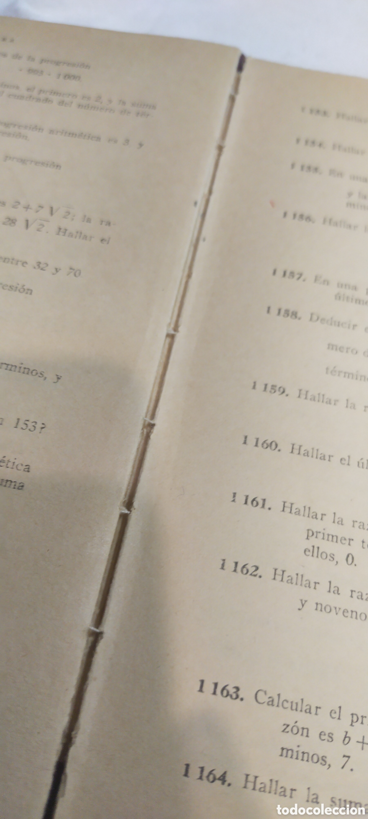 Libros de segunda mano de ciencias: Ejercicios y problemas de &aacute;lgebra 1765 problemas resueltos. Matem&aacute;ticas 1966 - Foto 8