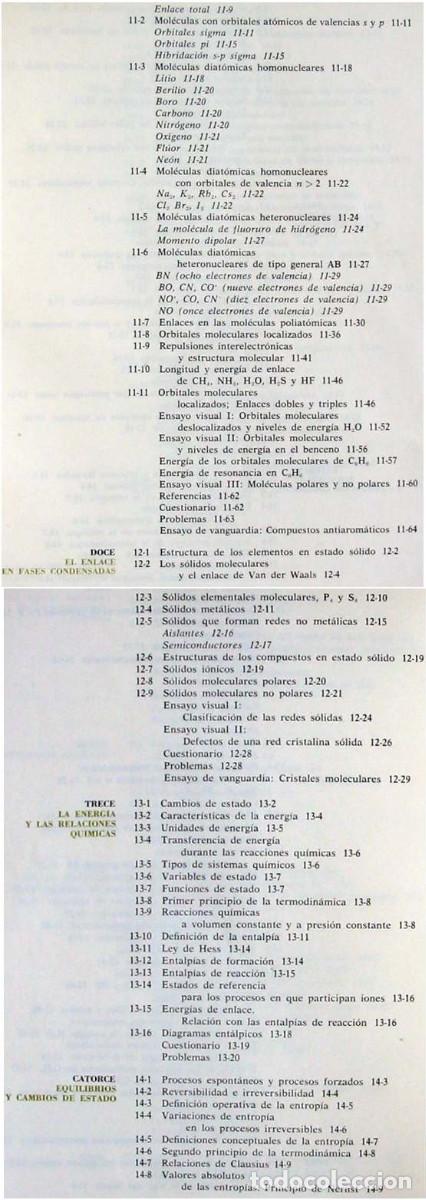 Libros de segunda mano de ciencias: PRINCIPIOS B&Aacute;SICOS DE QU&Iacute;MICA - HARRY B. GRAY / GILBERT P. HAIGHT 1969 - VER DESCRIPCI&Oacute;N - Foto 4