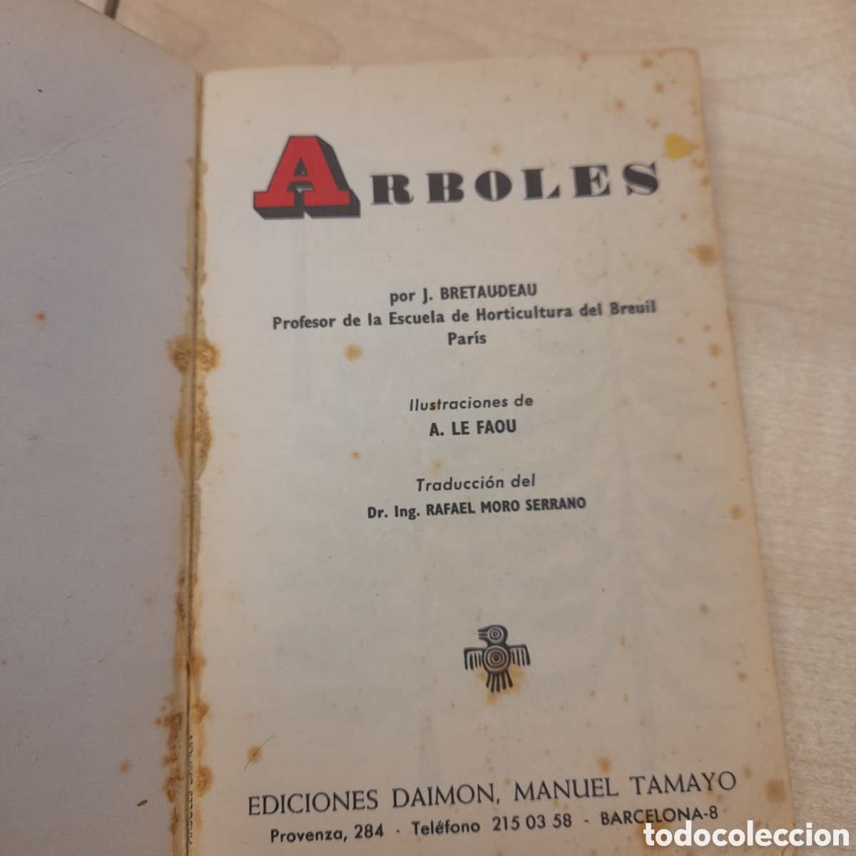 Libros de segunda mano: &Aacute;rboles.J. Bretaudeau - Foto 3