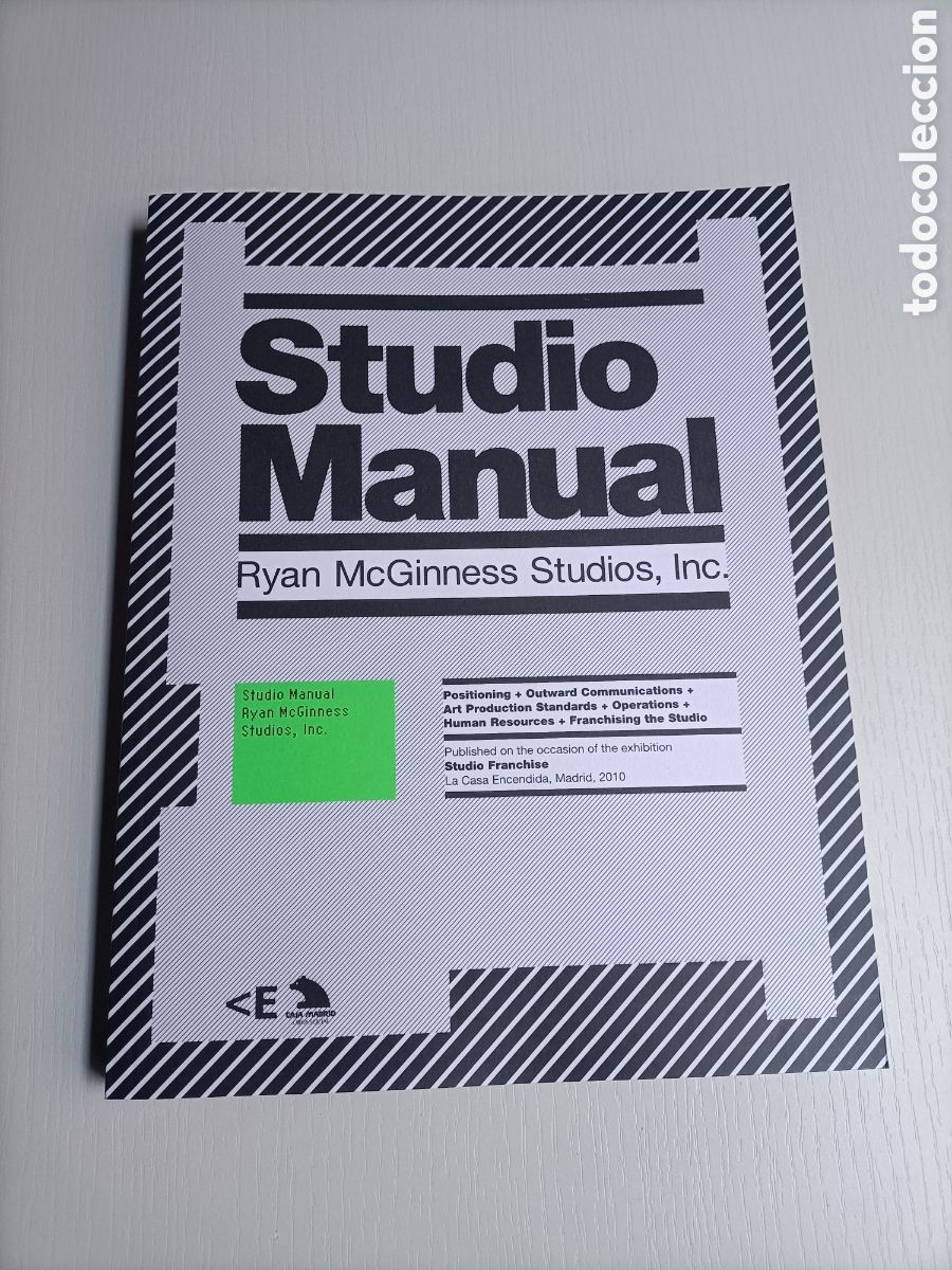 Libros de segunda mano de ciencias: Studio Manual.Ryan McGinness Studios Inc , La Casa encendida 2010 - Foto 1
