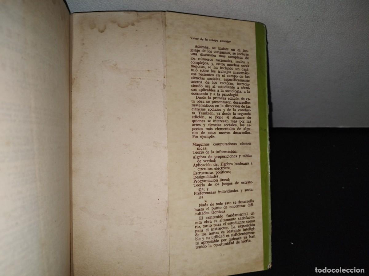Libros de segunda mano de ciencias: 79- FUNDAMENTOS DE MATEM&Aacute;TICAS - MOSES RICHARDSON - Foto 4