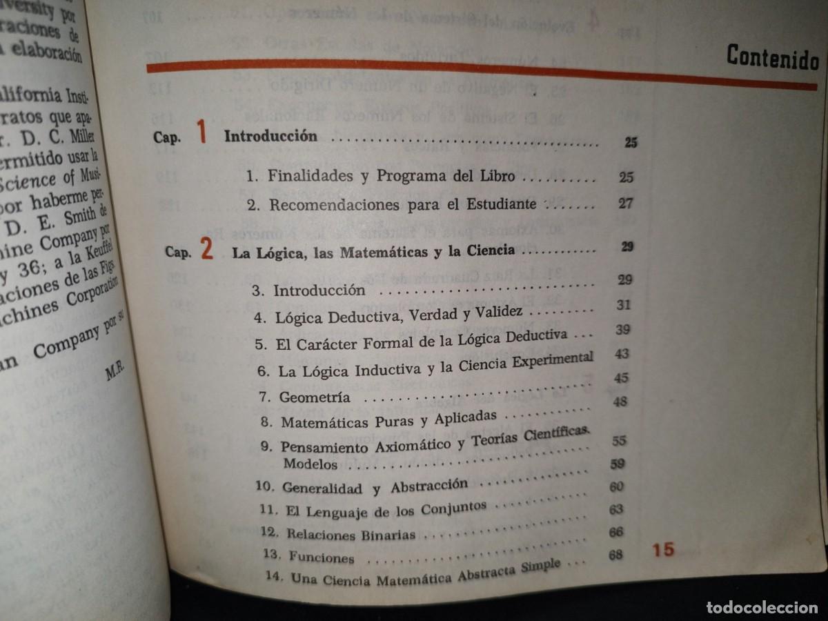 Libros de segunda mano de ciencias: 79- FUNDAMENTOS DE MATEM&Aacute;TICAS - MOSES RICHARDSON - Foto 7