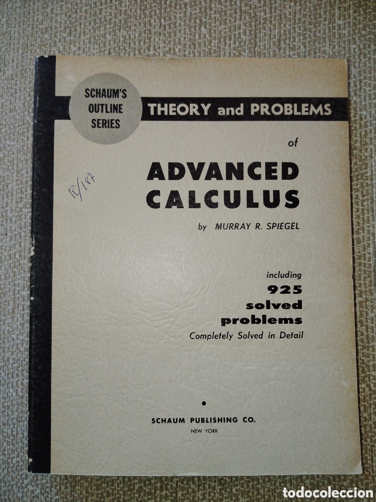 Libros de segunda mano de ciencias: Theory and problems of Advanced Calculus. En ingl&eacute;s. Spiegel - Foto 1