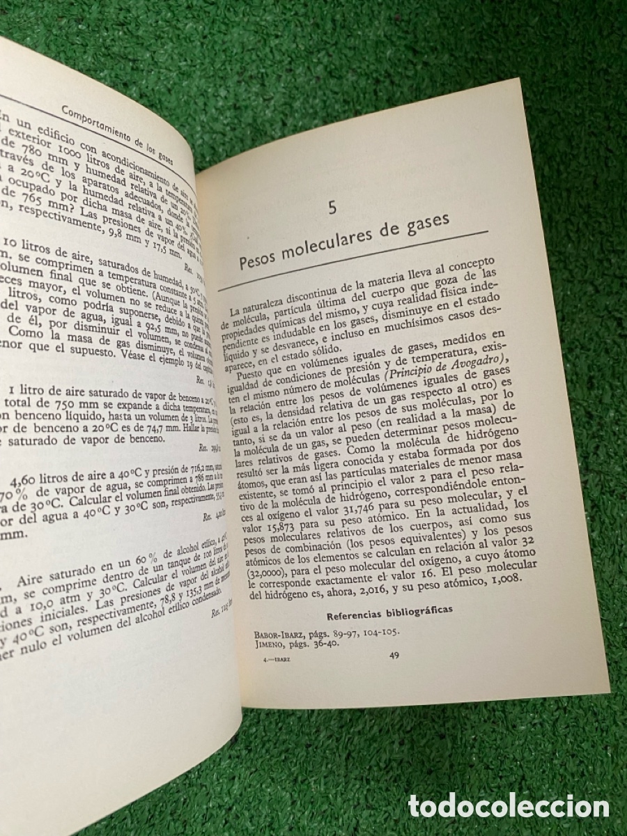 Libros de segunda mano de ciencias: Problemas de qu&iacute;mica general - Jose Ibarz 2&ordf; edici&oacute;n - Foto 5