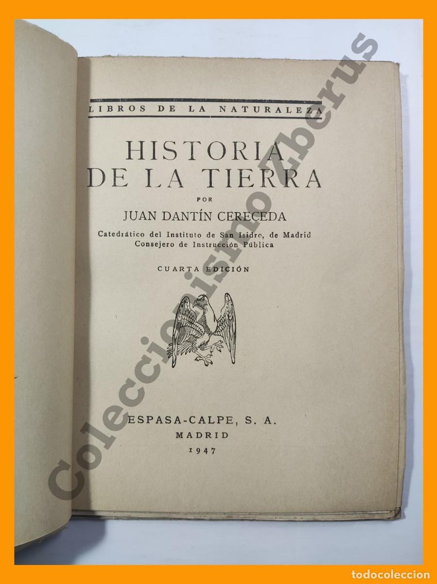 Libros de segunda mano: Historia de la Tierra - Juan Dantin Cereceda - Foto 2