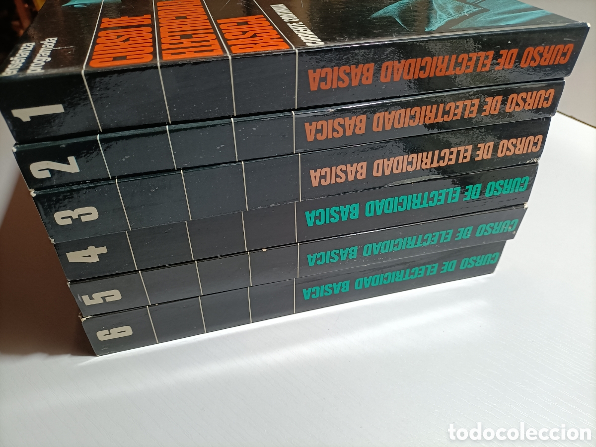Libros de segunda mano de ciencias: W. Curso de electricidad b&aacute;sica 6 tomos - Foto 2