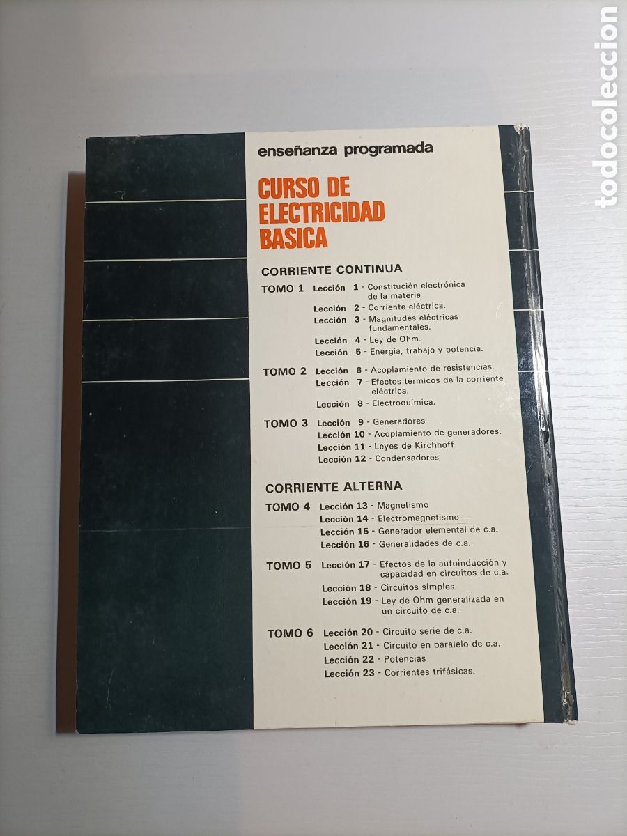 Libros de segunda mano de ciencias: W. Curso de electricidad b&aacute;sica 6 tomos - Foto 7