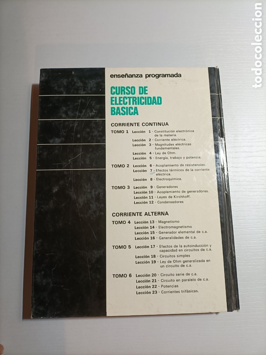 Libros de segunda mano de ciencias: W. Curso de electricidad b&aacute;sica 6 tomos - Foto 21