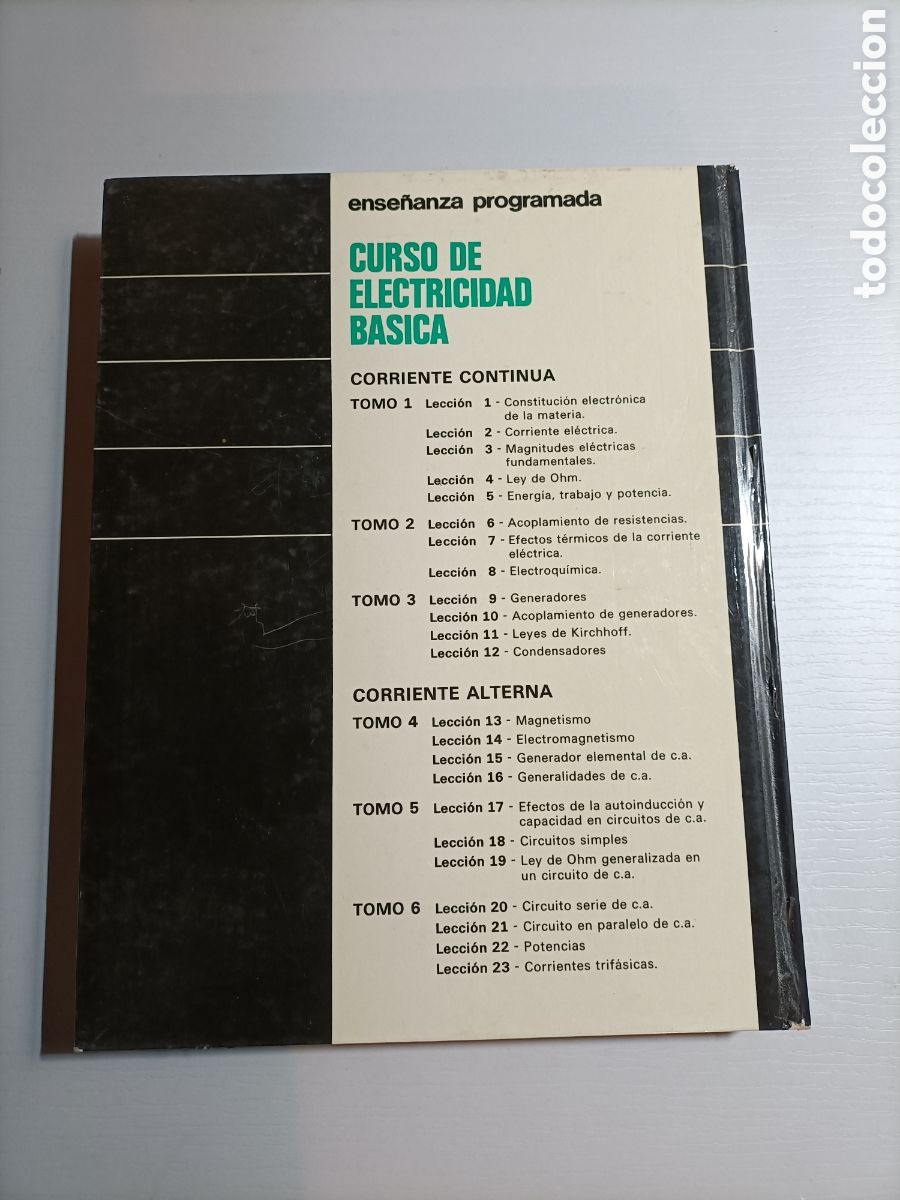 Libros de segunda mano de ciencias: W. Curso de electricidad b&aacute;sica 6 tomos - Foto 25