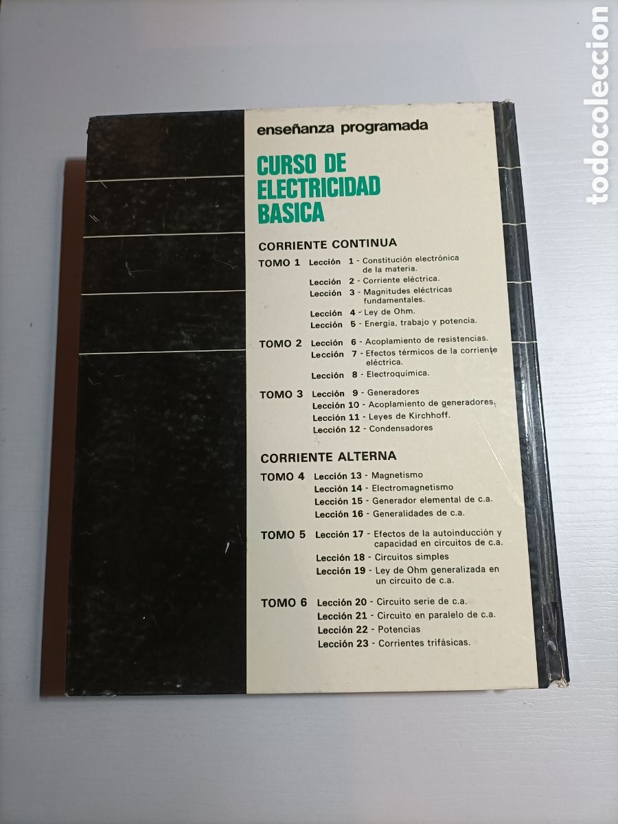 Libros de segunda mano de ciencias: W. Curso de electricidad b&aacute;sica 6 tomos - Foto 29