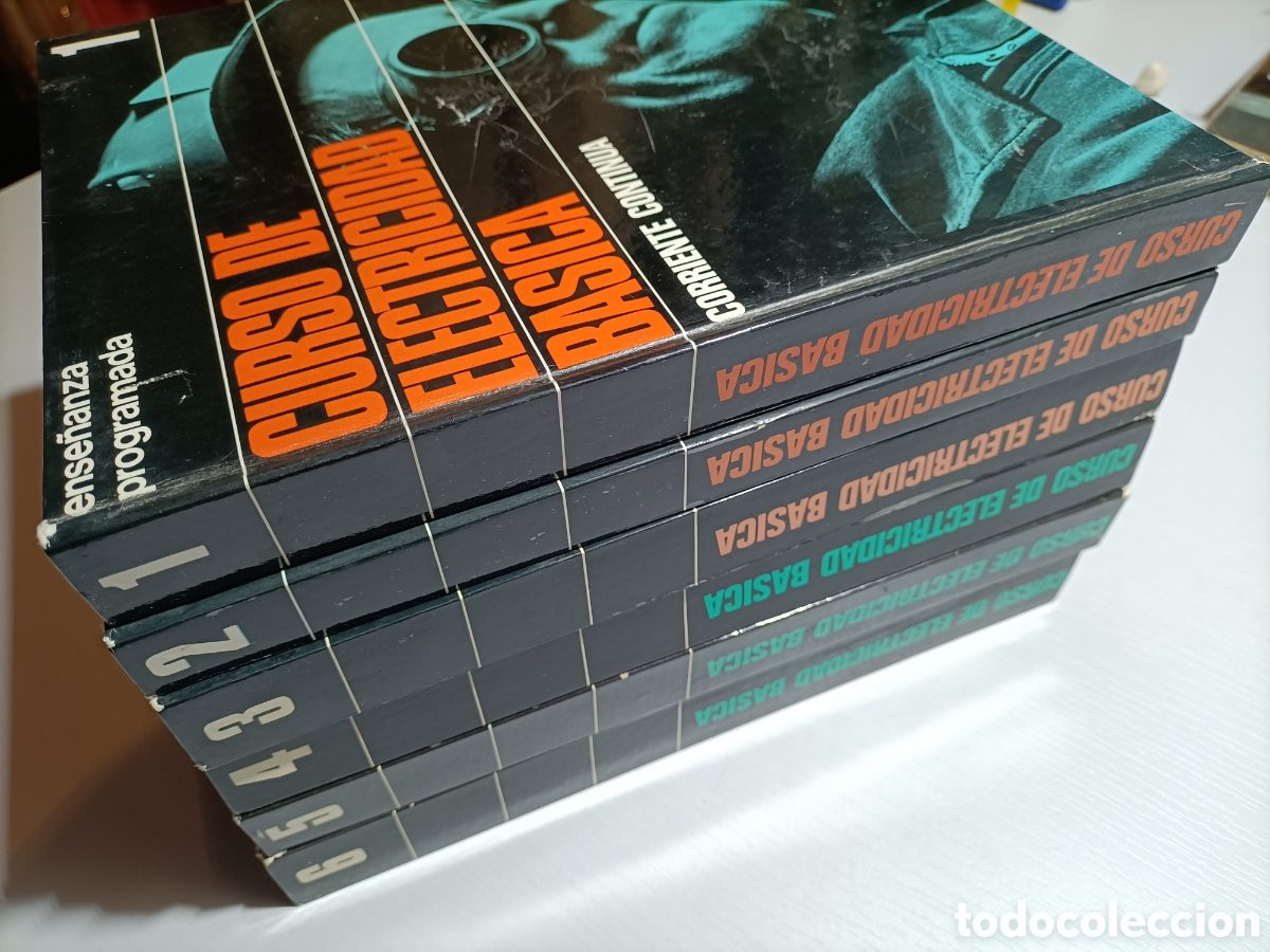 Libros de segunda mano de ciencias: W. Curso de electricidad b&aacute;sica 6 tomos - Foto 1