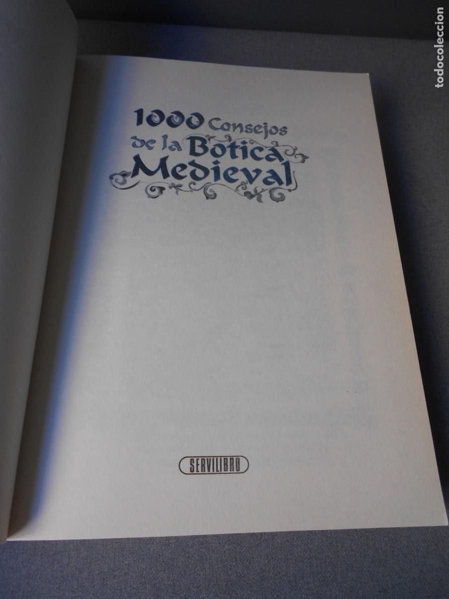Libros de segunda mano: 1000 CONSEJOS DE BOTICA MEDIEVAL - Foto 2