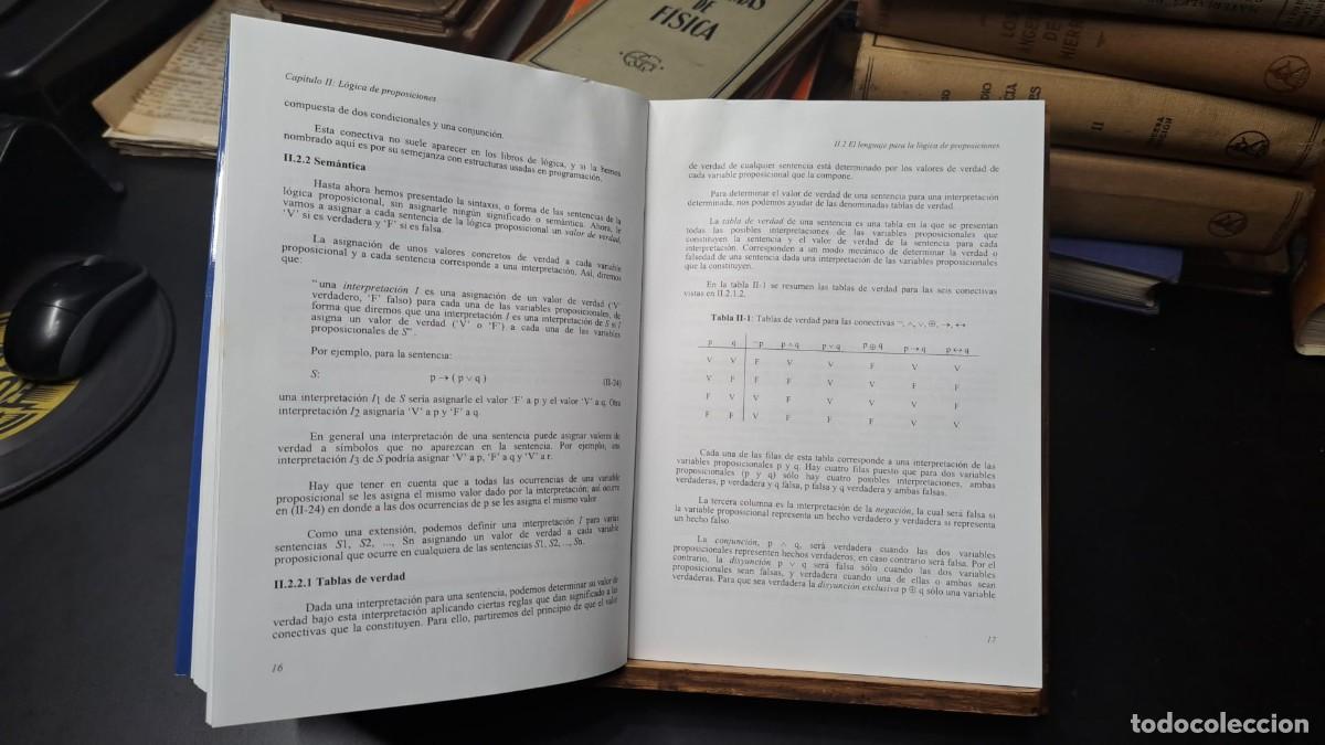 Libros de segunda mano de ciencias: FUNDAMENTOS de LOGICA MATEMATICA / Varios Autores - Foto 3