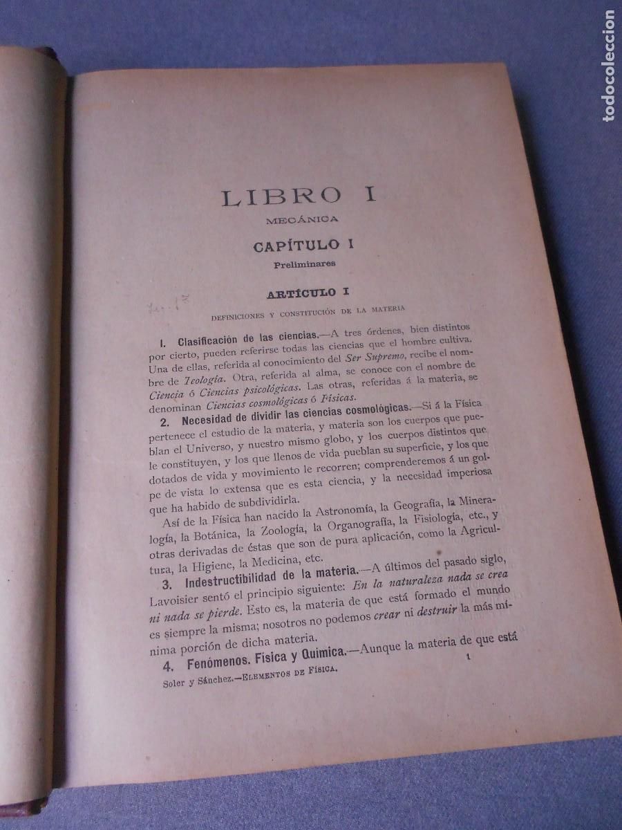 Libros de segunda mano de ciencias: FISICA. JOSE SOLER Y LOPEZ - Foto 5