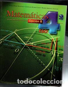 Libros de segunda mano de ciencias: Matem&aacute;ticas ESO. Opci&oacute;n B. Primo/Suarea/Ardanuy - Foto 1